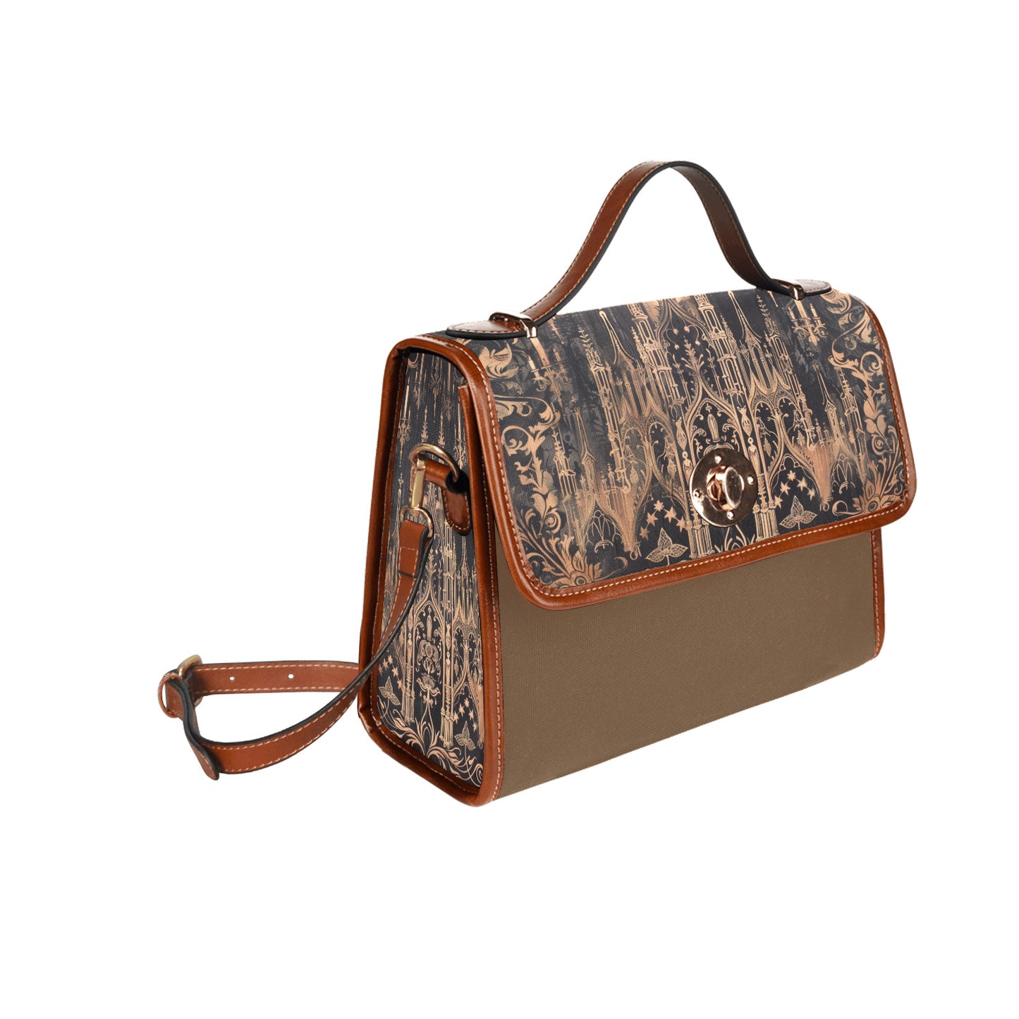 Waterproof Canvas Bag-Brown