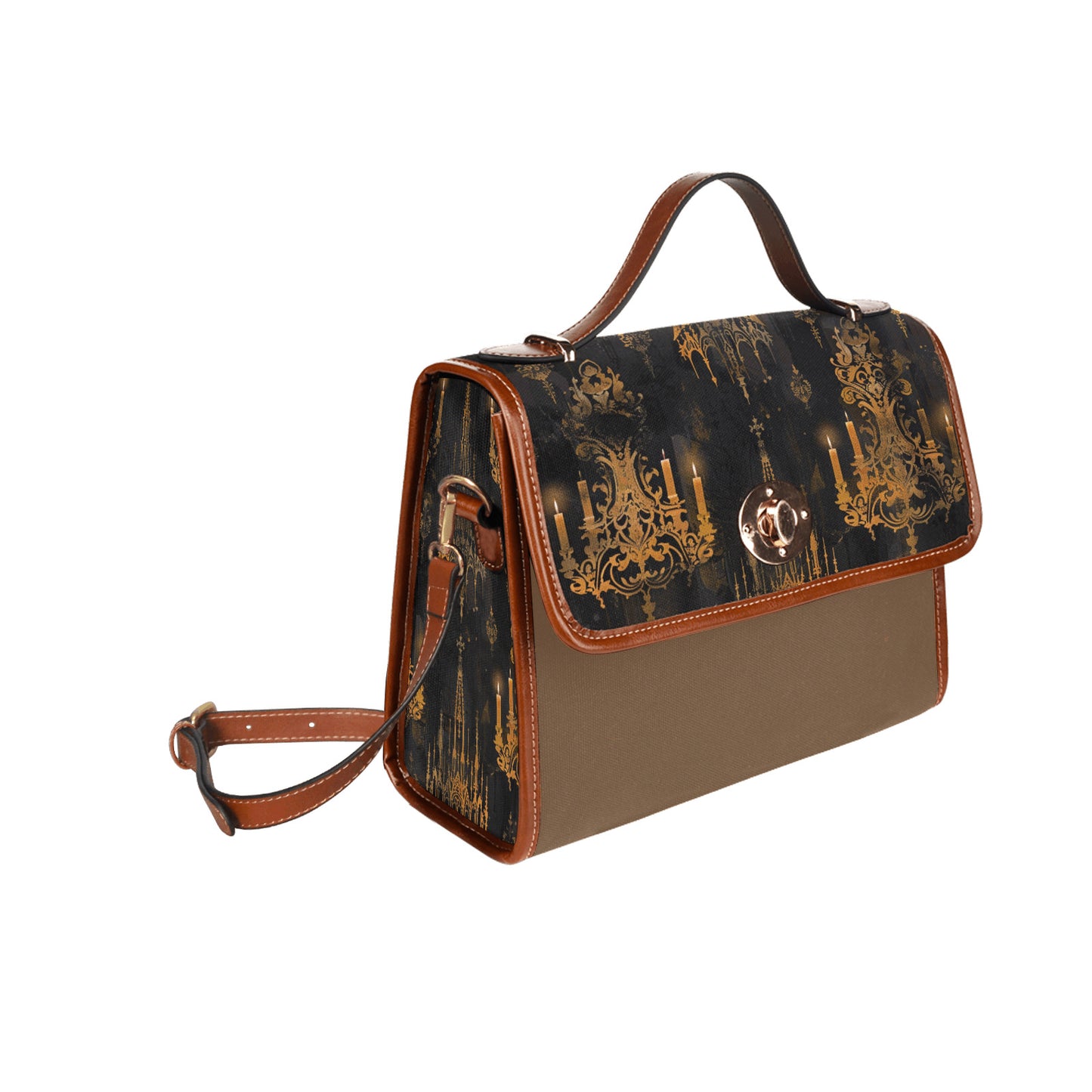 Waterproof Canvas Bag-Brown