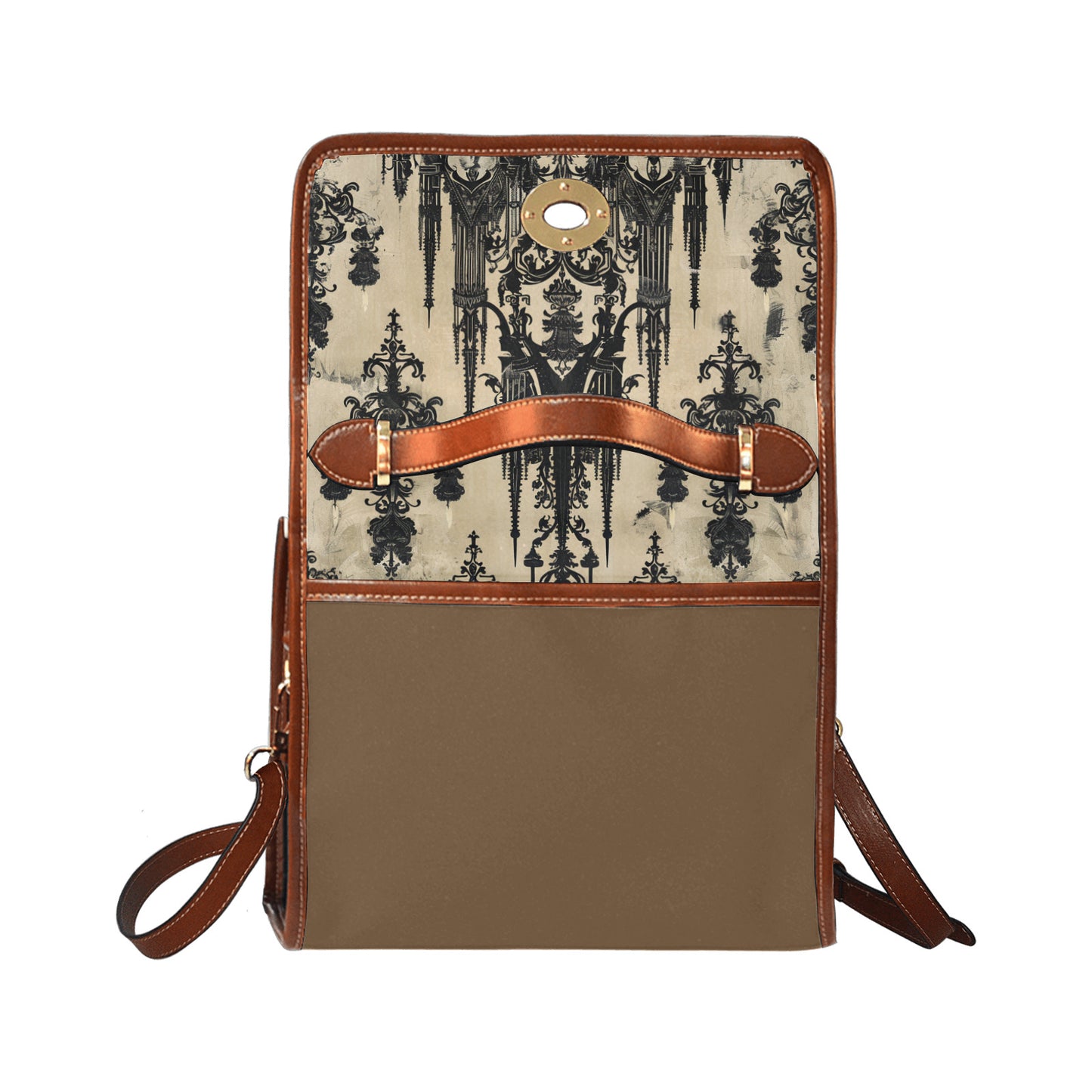 Waterproof Canvas Bag-Brown